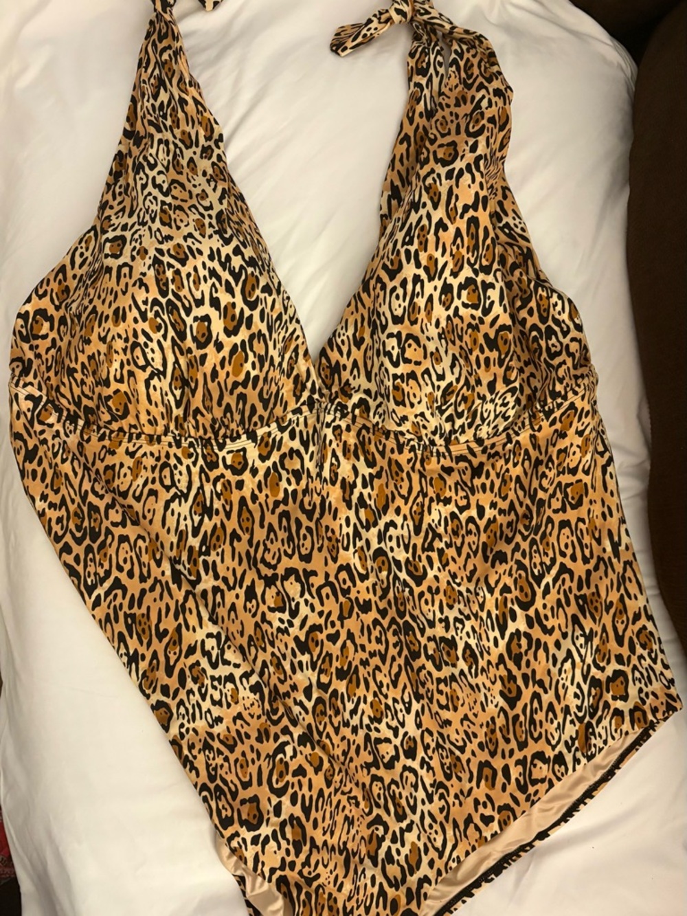 Swimsuit For All Kim Gravel Collab. NWOT Leopard Print Women’s US Size 34w/5X